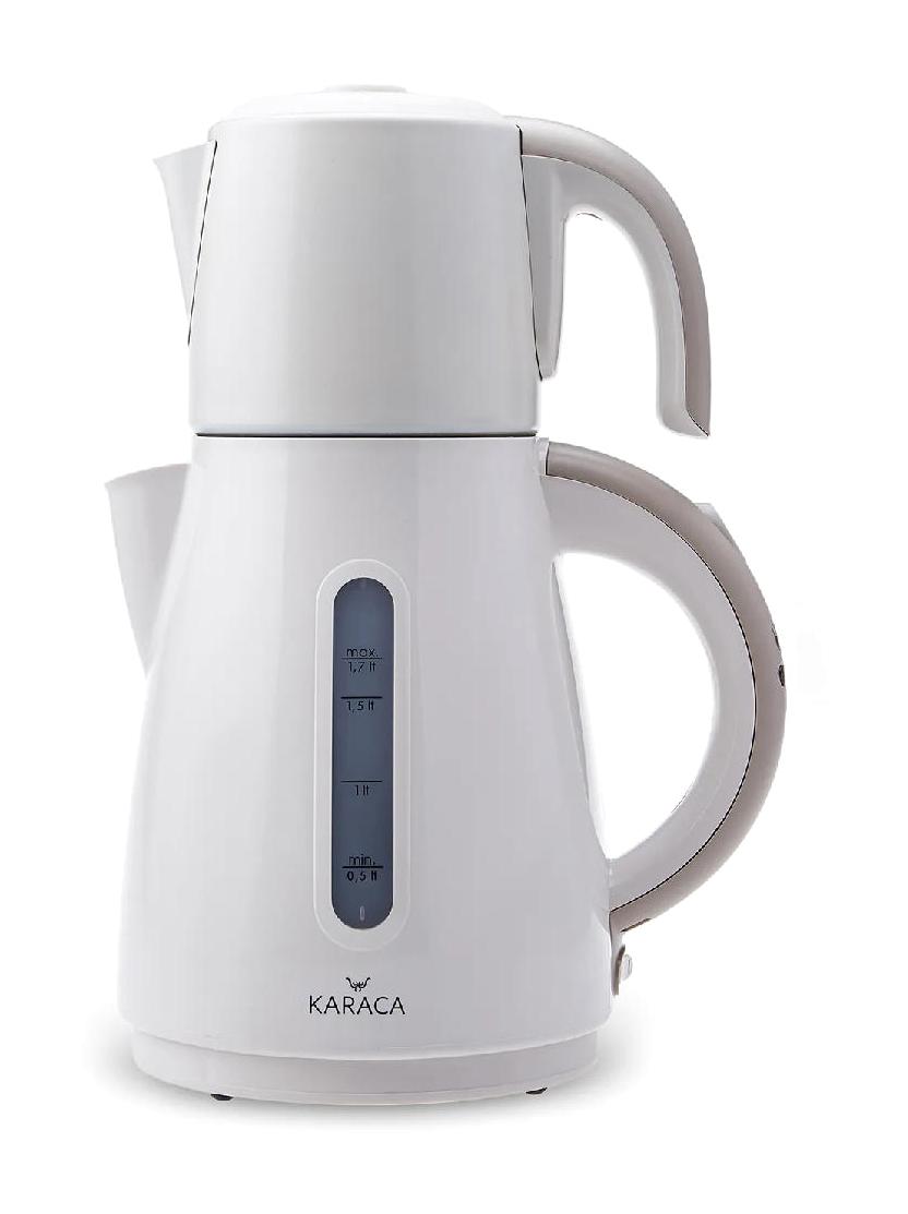 Daystar Çelik Demlikli 1600 W Işıklı Çelik Gövdeli Latte Retro Çay Makinesi