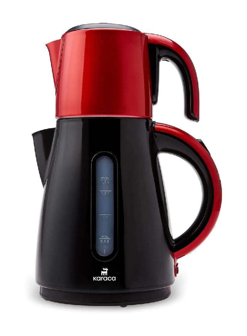 Daystar Çelik Demlikli 1600 W Işıklı Çelik Gövdeli Yeşil Retro Çay Makinesi