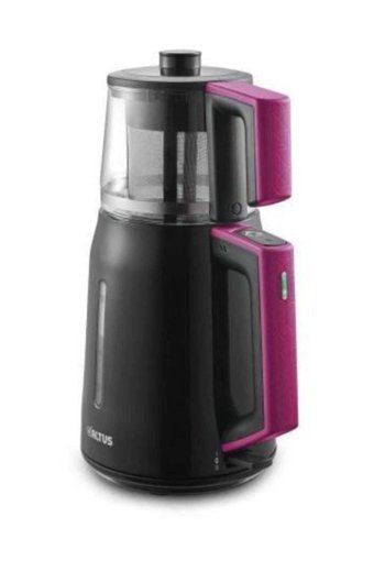 Altus AL 794 P Cam Demlikli 1650 W Çelik Gövdeli Pembe Siyah Çay Makinesi