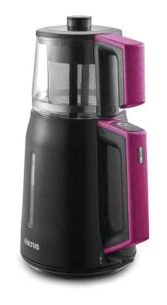 Altus AL 794 P Cam Demlikli 1650 W Çelik Gövdeli Pembe Siyah Çay Makinesi