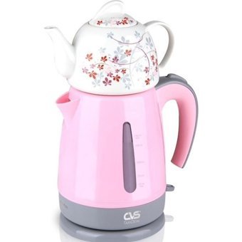 Cvs DN 1503 Tamdem Porselen Demlikli 1600 W Plastik Gövdeli Pembe Çay Makinesi