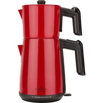 Karaca Keyfi Çay Çelik Demlikli 1650 W Çelik Gövdeli Redgold Çay Makinesi