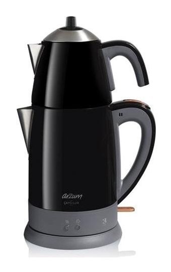 Arzum AR 3050 Çelik Demlikli 1900 W Çelik Gövdeli Mürdüm Çay Makinesi