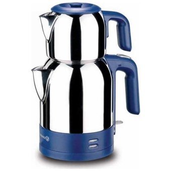Korkmaz A 359 04 Demkolik Çelik Demlikli 1600 W Çelik Gövdeli Mavi Çay Makinesi