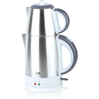 Cvs DN 91128 Sudem Çelik Demlikli 1800 W Çelik Gövdeli Beyaz Çay Makinesi