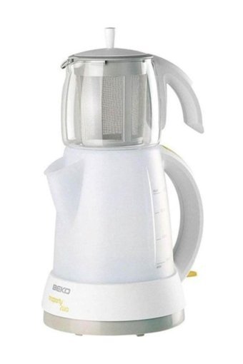 Beko BKK 2110 C Teaparty Cam Demlikli 1650 W Plastik Gövdeli Beyaz Çay Makinesi
