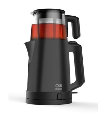 Cvs DN 1510 Çaycım Cam Demlikli 1900 W Plastik Gövdeli Siyah Çay Makinesi