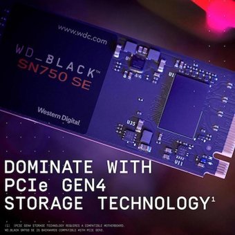 Western Digital WDS250G1B0E PCIe Gen 4x4 1 TB M2 2280 SSD