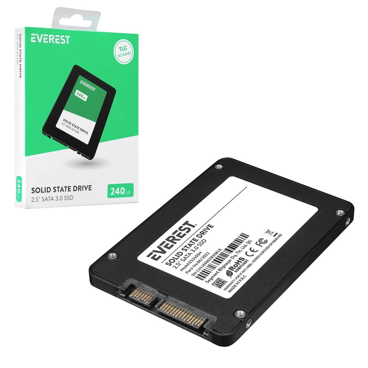 Everest ES-240SH Sata 3.0 240 GB 2.5 inç SSD