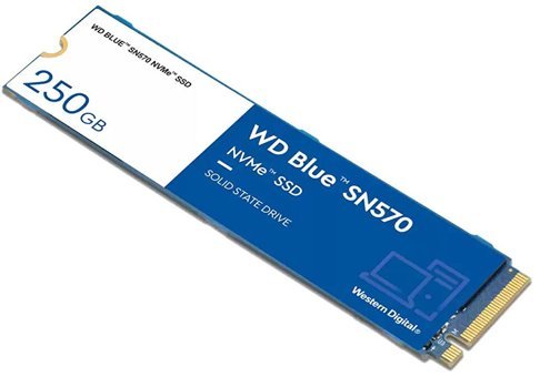 WD WDS250G3B0C PCIe Gen 3x4 250 GB M2 2280 SSD