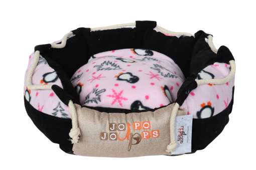 Jojo Pops No:25 Yuvarlak İç Mekan Kumaş Kedi Evi Çok Renkli