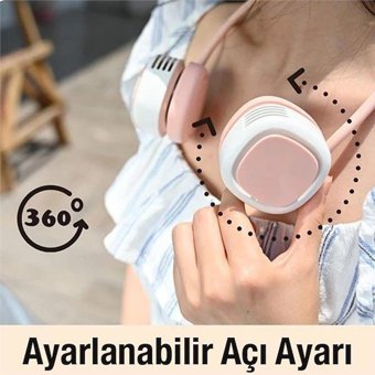 Polhammobile İyonizerli Boyun Askılı Vantilatör Beyaz