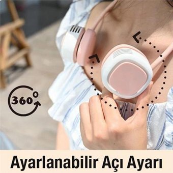 Coofbe Boyun Askılı Vantilatör Pembe