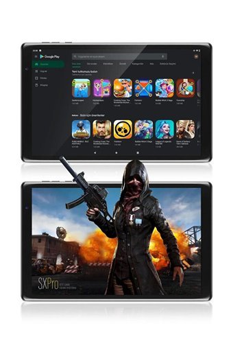 Vorcom 64 GB Android 4 GB Ram 10.1 inç Tablet Siyah
