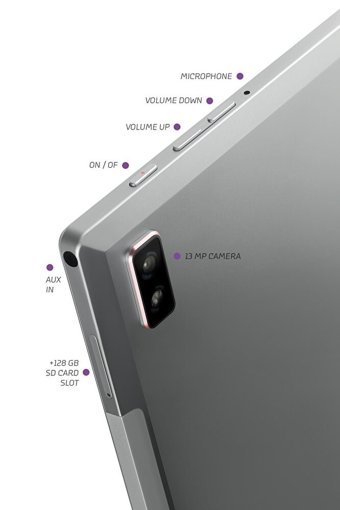 Vorcom QartzPRO 128 GB Android 6 GB Ram 10.1 inç Tablet Gri