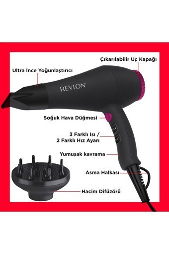 Revlon RVDR 5251 2000 W Standart Saç Kurutma Makinesi
