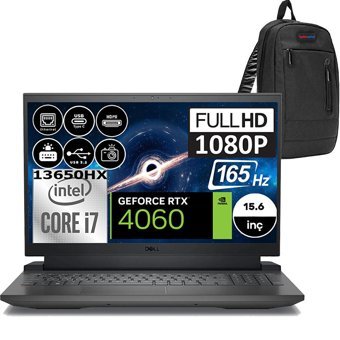 Dell G15 5530 G155530013WP02 Harici GeForce RTX 4060 Intel Core i7 16 GB Ram DDR5 1 TB SSD 15.6 inç Full HD Windows 11 Pro Gaming Notebook Laptop