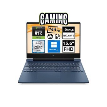 HP Victus 15-FA1018NT 7N9U6EA05 Harici GeForce RTX 4050 Intel Core i7 16 GB Ram DDR4 1 TB SSD 15.6 inç Full HD Windows 11 Pro Gaming Notebook Laptop