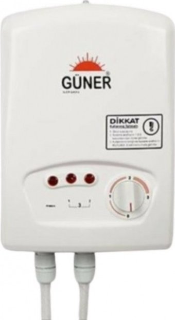 Güner GR-5015 3 lt 3 Kademeli Monofaze Elektrikli Şofben