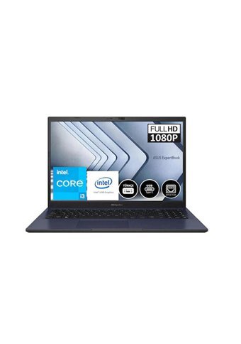 Asus ExpertBook B1502CBA-EJ0253012 Dahili Intel UHD Graphics Intel Core i3 8 GB Ram DDR4 512 GB SSD 15.6 inç Full HD Windows 10 Pro Laptop