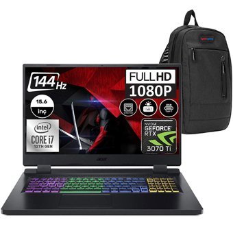 Acer Nitro 5 AN515-58 NHQFSEYH001 Harici GeForce RTX 3070 Intel Core i7 16 GB Ram DDR4 512 GB SSD 15.6 inç Full HD Windows 11 Home Gaming Notebook Laptop