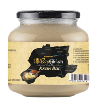 Baykovan Bayburt Organik Krem Çiçek Balı 450 gr