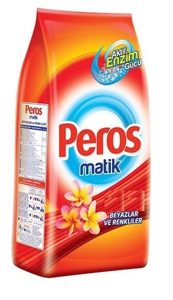 Peros Matik Renkliler ve Beyazlar İçin 51 Yıkama Toz Deterjan 7 kg