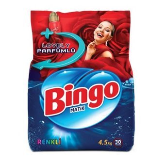 Bingo Matik Renkliler İçin 30 Yıkama Toz Deterjan 4.5 kg