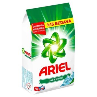 Ariel Dağ Esintisi Beyazlar İçin 46 Yıkama Toz Deterjan 7 kg