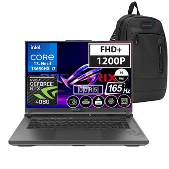 Asus Rog Strix G16 N3038-WH06 Harici GeForce RTX 4080 Intel Core i7 64 GB Ram DDR5 2 TB SSD 16 inç Full HD + Windows 11 Home Gaming Notebook Laptop