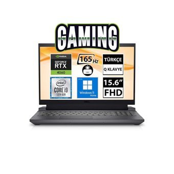 Dell G15 5530 G55302401017H04 Harici GeForce RTX 4060 Intel Core i9 64 GB Ram DDR5 1 TB SSD 15.6 inç Full HD Windows 11 Home Laptop