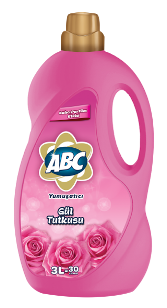 ABC Gül Tutkusu 30 Yıkama Yumuşatıcı 3 lt
