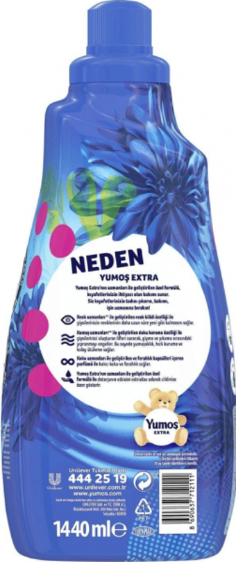 Yumoş Extra Konsantre Lilyum 60 Yıkama Yumuşatıcı 1.44 lt