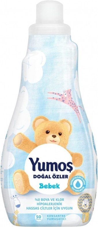 Yumoş Bebek Konsantre Doğal Özler 50 Yıkama Yumuşatıcı 1.2 lt