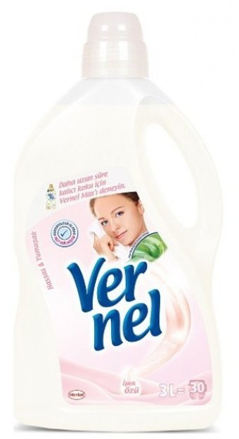 Vernel Hassas - Yumuşak 30 Yıkama Yumuşatıcı 3 lt