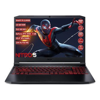 Acer Nitro 5 AN515-57 NH.QELEY.005+ Harici GeForce RTX 3050 Intel Core i5 16 GB Ram 512 GB SSD 15.6 inç Full HD FreeDos Gaming Notebook Laptop