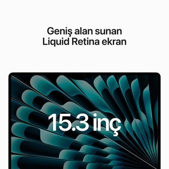 Apple MacBook Air M2 Çip MQKR3TU/A 8 GB Ram 256 GB SSD 15 İnç QHD+ macOS Ventura Ultrabook Laptop