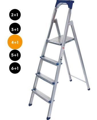 Kanat Rita Galvanizli Profil Merdiven 4+1 Basamak