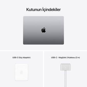 Apple MacBook Pro M1 Çip MK1A3TU/A 32 GB Ram 1 TB SSD 16 İnç macOS Ultrabook Laptop