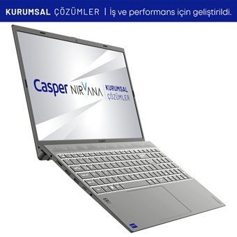 Casper Nirvana C650.1255-EF00R-G-F Dahili Intel Core i7 64 GB Ram DDR4 1 TB SSD 15.6 inç Full HD Windows 11 Pro Laptop