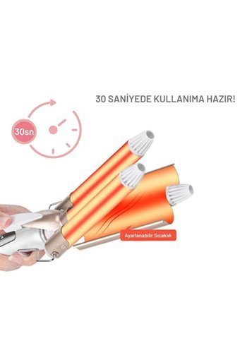 Yui KB 3060 25 mm Seramik İyonlu Wag Saç Maşası