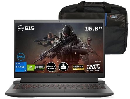 Dell G15 5521 G5521160025 Harici GeForce RTX 3050 Intel Core i7 64 GB Ram DDR5 512 GB SSD 15.6 inç Full HD Windows 11 Pro Gaming Notebook Laptop