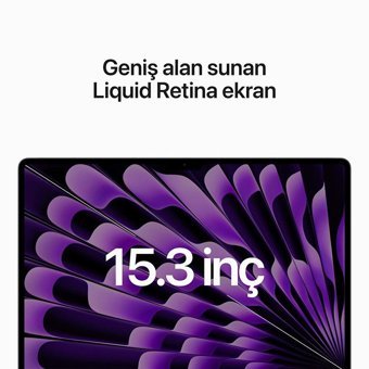 Apple MacBook Air M2 Çip MQKP3TU/A 8 GB Ram 256 GB SSD 15 İnç QHD+ macOS Ventura Ultrabook Laptop