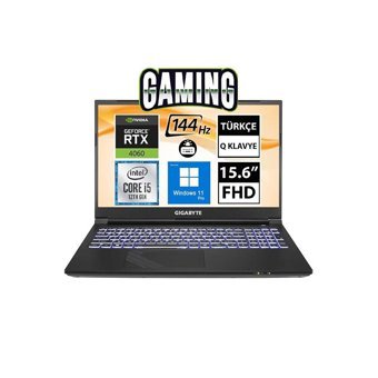 Gigabyte G5 KF-E3EE313SD07 Harici GeForce RTX 4060 Intel Core i5 32 GB Ram GDDR6 512 GB SSD 15.6 inç Full HD Windows 11 Pro Laptop