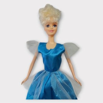 Luxury Prenses Bebekler - Mavi Elbise 1 Adet