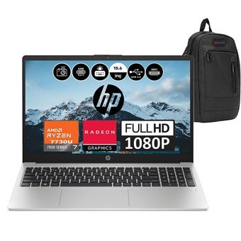 HP 255 G10 8A548EAH06 Dahili AMD Radeon Graphics AMD Ryzen 7 32 GB Ram DDR4 512 GB SSD 15.6 inç Full HD Windows 11 Home Laptop