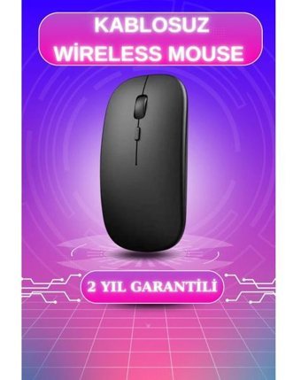 Marsilyan Kablosuz Mouse Fare Şarjlı Bluetooth Wireless Çift Modlu Sessiz Ieg - 1