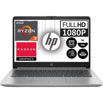 HP 245 G9 6Q8M1ES09 Dahili AMD Radeon Graphics AMD Ryzen 3 32 GB Ram DDR4 256 GB SSD 14 inç Full HD FreeDos Ultrabook Laptop