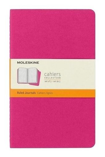 Moleskine Chair 3 Lü Defter Pembe (Çizgili - 13X21)