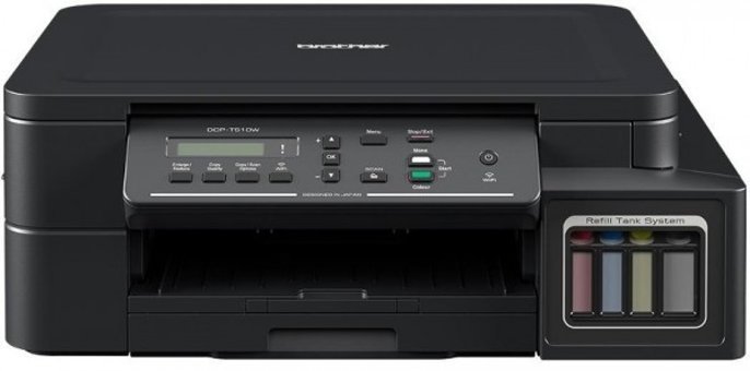 Brother DCP-T510W Wi-Fi Çok Fonksiyonlu Tarayıcılı Renkli Baskı Tanklı Yazıcı